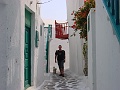 Mykonos Altstadt Mikonos Gasse mit Volker